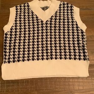 Houndstooth Vest Size Large